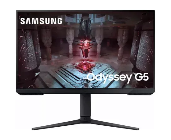 Monitor Gaming LED SAMSUNG Odyssey G5 LS27CG510EUXEN, 27" QHD, VA, 165 Hz, 1ms, Black - Imagine 1