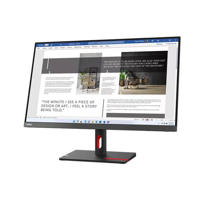 Lenovo Monitor IPS LED LENOVO ThinkVision S27i-30, 27 Inch, Full HD, H23270FS0 - IT-Fashion.ro