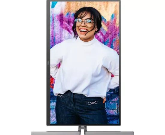 Monitor LED AOC U32U3CV, 31.5" UHD, IPS, 4 ms, 60 Hz, Black/Silver - Imagine 3