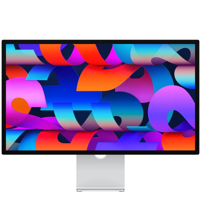 Monitor LED APPLE Studio Display (2026) MFEW4RC/A, 27 inch, 5k, Sticla standard, Suport reglabil pe inclinare si inaltime, 60 Hz, Silver - Imagine 1