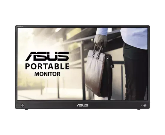 Monitor LED ASUS Portabil MB16AWP, 15.6" Full HD, IPS, USB-C, 60Hz, 5ms, Black - Imagine 1