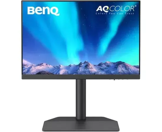 Monitor LED BENQ 9H.LLVLA.TBE, 24.1" QHD, IPS, 5 ms, 60 Hz, Black - Imagine 1