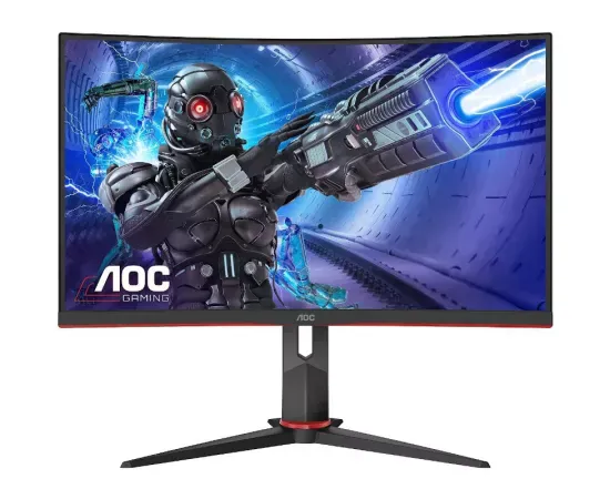 Monitor LED curbat AOC C32G2ZE/BK, 31.5", VA, FreeSync Premium, 240 Hz, 1 ms, Black - Imagine 1