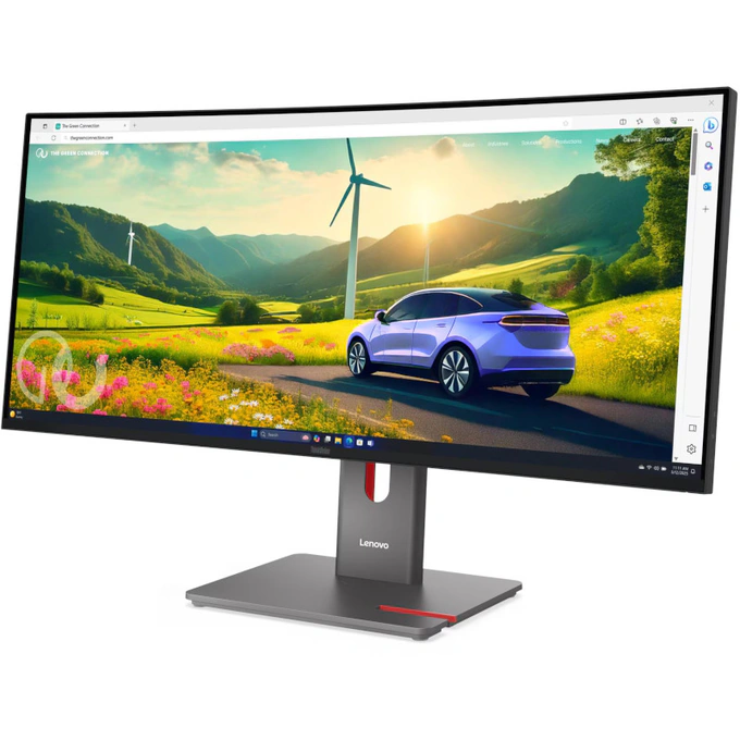 Lenovo Monitor LED Curbat LENOVO ThinkVision P34WD-40 64ADGAT1EU, 34" UWQHD, 120Hz, 4ms, Negru - IT-Fashion.ro