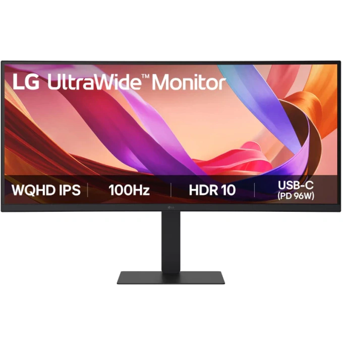 Monitor LED Curbat LG UltraWide 34U650A-B.AEU, 34 inch UWQHD, 100 Hz, 5 ms, Black - Imagine 1