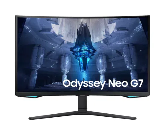 Monitor LED curbat SAMSUNG Gaming Odyssey Neo G7 LS32BG750NPXEN, 32" UHD, VA, HDR, FreeSync Premium Pro, 1 ms, 165 Hz, Black - Imagine 1