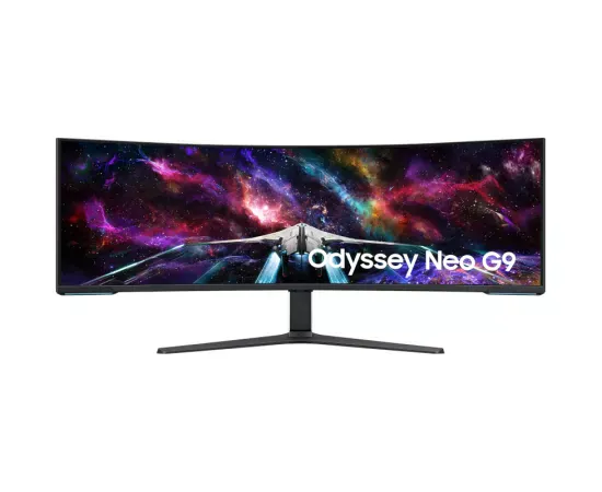 Monitor LED curbat SAMSUNG Gaming Odyssey Neo G9 LS57CG952NUXEN, 57", DUHD, VA, HDR, FreeSync Premium Pro, 1ms, 240Hz, White/Black - Imagine 1