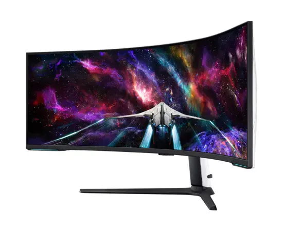Monitor LED curbat SAMSUNG Gaming Odyssey Neo G9 LS57CG952NUXEN, 57", DUHD, VA, HDR, FreeSync Premium Pro, 1ms, 240Hz, White/Black - Imagine 2