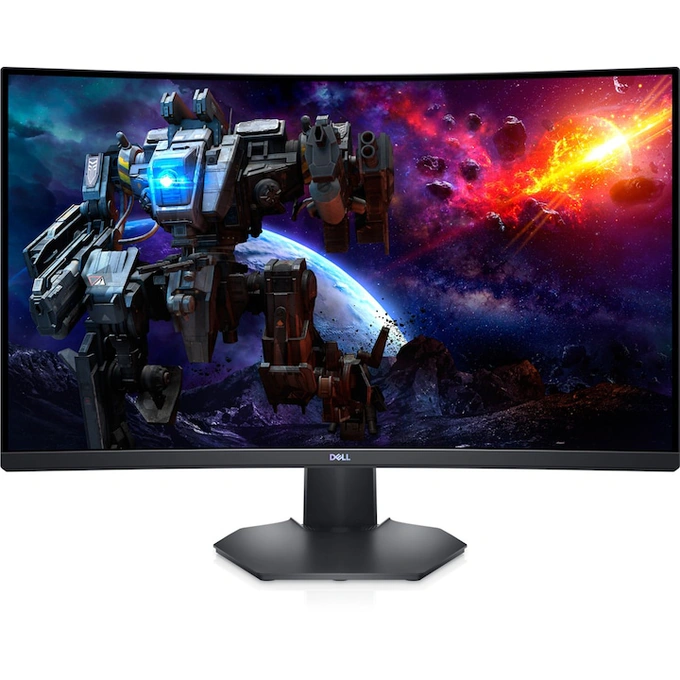 Monitor LED DELL Gaming S3222DGM Curbat, 31.5 inch, QHD, 1 ms, 165 Hz, FreeSync Premium, Black - Imagine 1