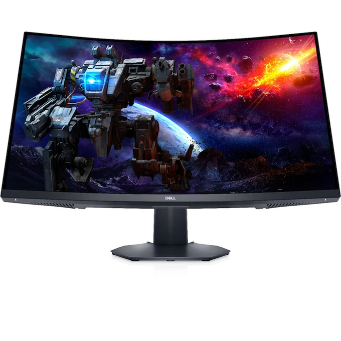 Dell Monitor LED DELL Gaming S3222DGM Curbat, 31.5 inch, QHD, 1 ms, 165 Hz, FreeSync Premium, Black - IT-Fashion.ro