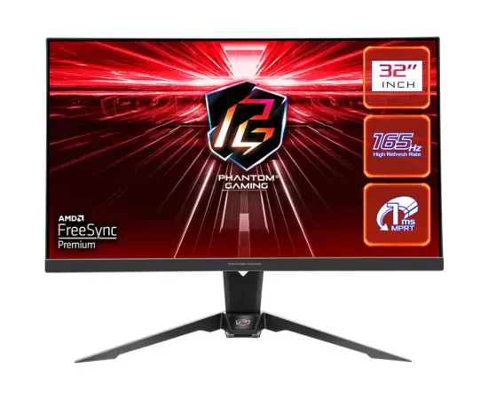 Monitor LED Gaming ASROCK PG32QF2B 31.5” QHD 165Hz - Imagine 1