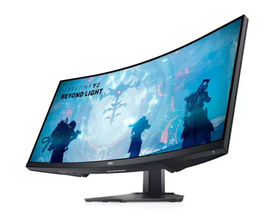 Monitor LED Gaming DELL S3422DWG, 34" UWQHD, 144Hz, 1 ms, Curbat, Black - Imagine 3