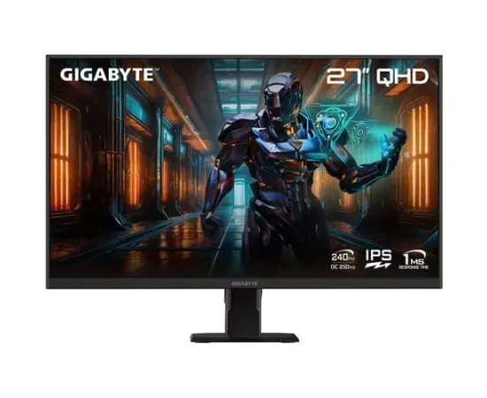 Monitor LED Gaming GIGABYTE GS27Q X, 27", QHD, 1 ms, 240Hz, Black - Imagine 1