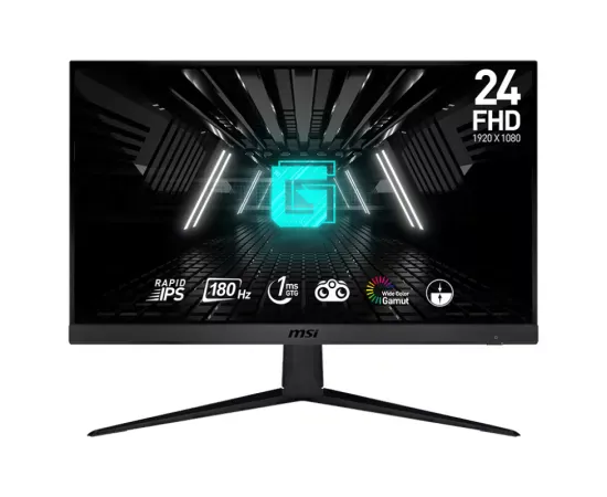 Monitor LED Gaming MSI G2412F, 23.8", Full HD IPS, 180 Hz, 1ms, Black - Imagine 1