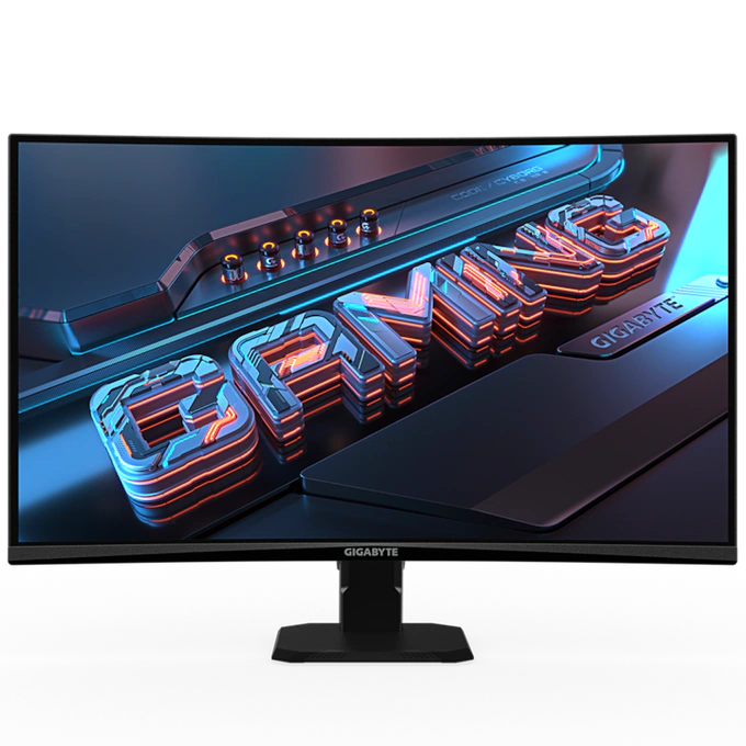Monitor LED GIGABYTE Gaming GS27QCA, Curbat, 27 inch, QHD, VA, 1 ms, 180 Hz, HDR, FreeSync, Black - Imagine 1