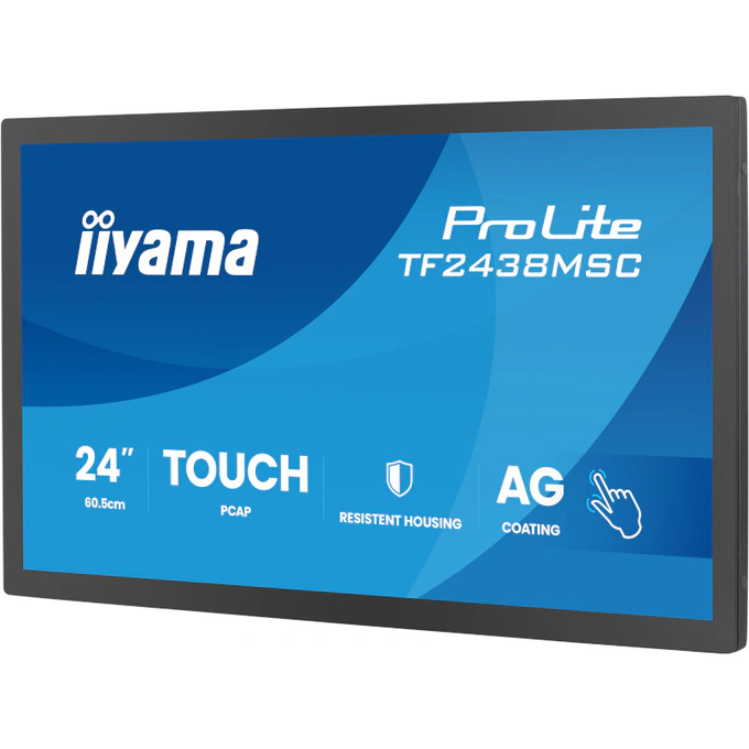 Iiyama Monitor LED IIYAMA ProLite TF2438MSC-B2, Touchscreen, 23.8'' Full HD, 120Hz, 5 ms, Negru - IT-Fashion.ro