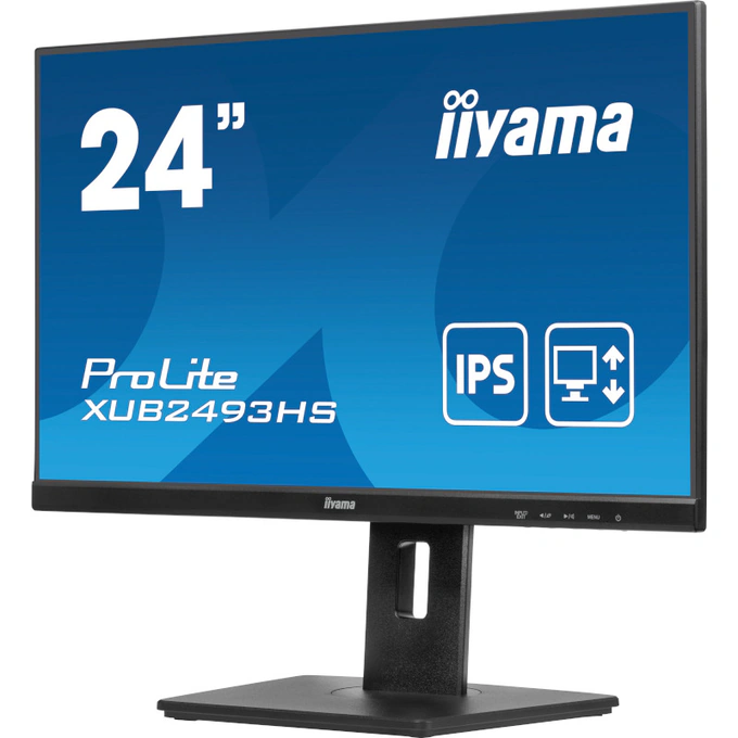 Iiyama Monitor LED IIYAMA ProLite XUB2493HS-B6, 23.8” Full HD, 100Hz 0.5 ms, Negru - IT-Fashion.ro