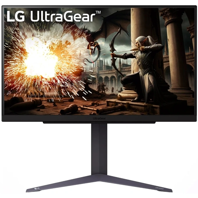 Monitor LED LG Gaming UltraGear, 27GS75Q-B, 27 inch, QHD, IPS, 1 ms, 200 Hz, FreeSync & G-Sync, Black - Imagine 1