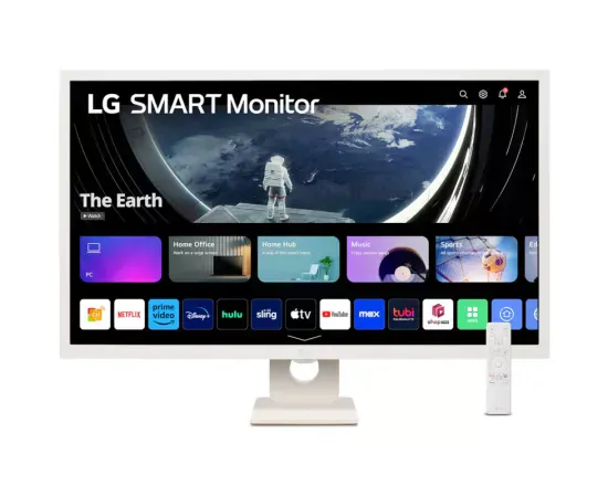 Monitor LED LG Smart 32SR50F-W, 31.5" FHD, IPS, FreeSync 60Hz, 8 ms, White - Imagine 1