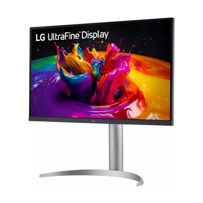 LG Monitor LED LG UltraFine 27UQ850V-W.AEU, 27" UHD, 60 Hz, 5 ms, Black/Silver - IT-Fashion.ro