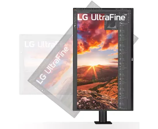 Monitor LED LG UltraFine Ergo 32UN880K-B.AEU, 31.5" UHD, IPS, 60 Hz, 5ms, Black - Imagine 3