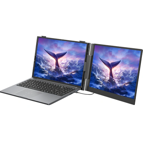 BLACKVIEW Monitor LED Portabil BLACKVIEW SCM6 BVSCM6, 14” Full HD, 5 ms, 60 Hz, Gray - IT-Fashion.ro
