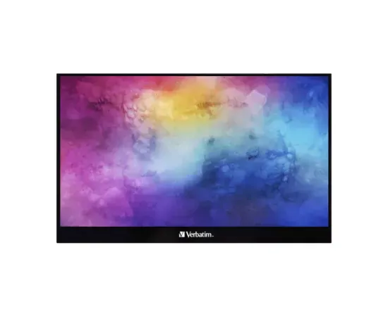 Monitor LED Portabil VERBATIM 49593, 17.3", Full HD, Touchscreen, 6 ms, 60 Hz, Black - Imagine 1