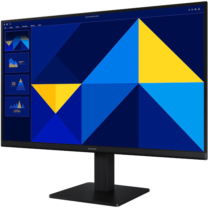 SAMSUNG Monitor LED SAMSUNG Essential S3 S30GD LS24D300GAUXEN, 23.8 inch Full HD, 100 Hz, 5 ms, Black - IT-Fashion.ro
