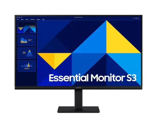 Monitor LED SAMSUNG Essential S3 S30GD LS27D300GAUXEN, Full HD, 27", 5 ms, 100 Hz, Black - Imagine 1
