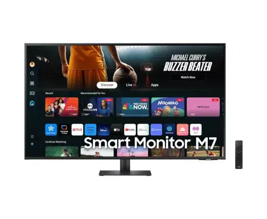 Monitor LED SAMSUNG M7 LS43DM702UUXDU, 43" UHD, VA, 60 Hz, 4ms, Black - Imagine 1