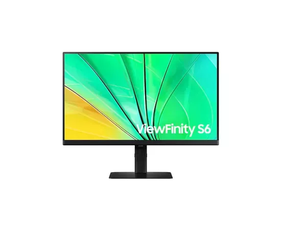 Monitor LED SAMSUNG ViewFinity S6 LS24D600EAUXEN, 23.8" QHD, IPS, 100 Hz, 5ms, Black - Imagine 1