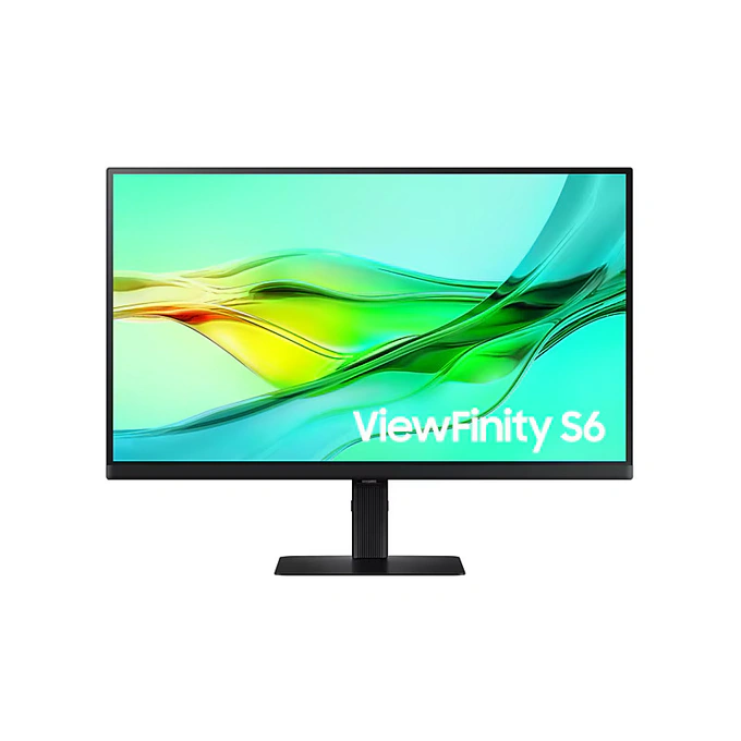 Monitor LED SAMSUNG ViewFinity S6 LS27D600UAUXEN, 27 inch QHD, 100 Hz, 5 ms, Black - Imagine 1