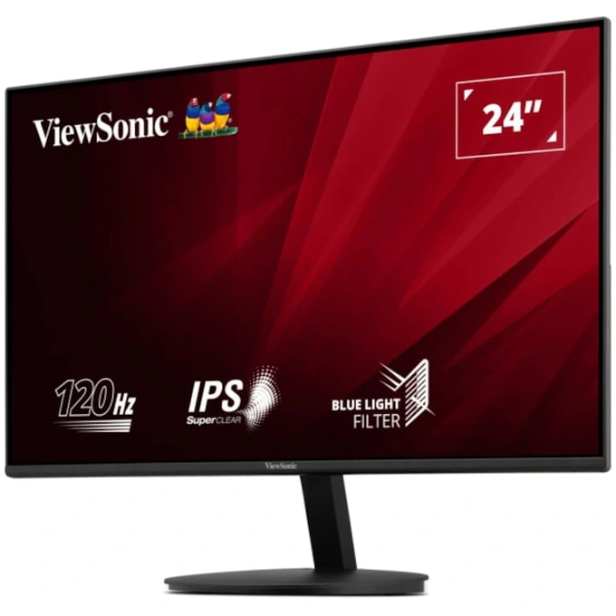 Monitor LED VIEWSONIC VA24E1-H, 23.8 inch, FHD, IPS, 4 ms, 120 Hz, Black - Imagine 3