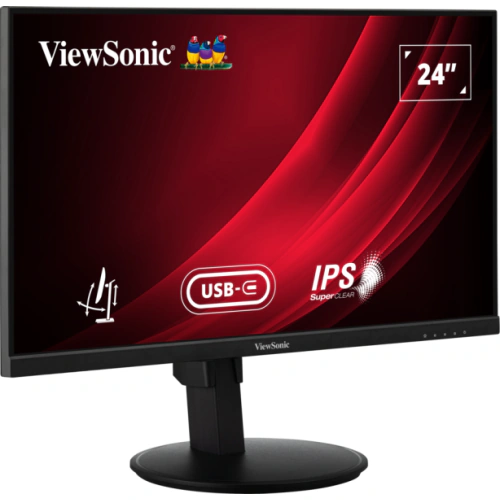 Monitor LED VIEWSONIC VG2409-MHDU-2, 23.8 inch, FHD, IPS, 4 ms, 100 Hz, USB-C, Black - Imagine 5