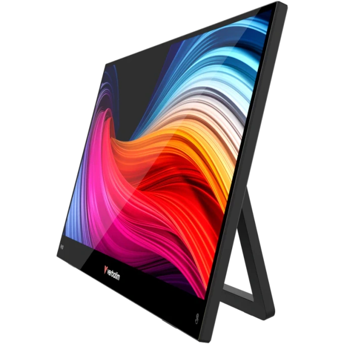 VERBATIM Monitor Portabil VERBATIM 32400, Touchscreen, 14" Full HD, 60Hz, 10 ms, Negru - IT-Fashion.ro