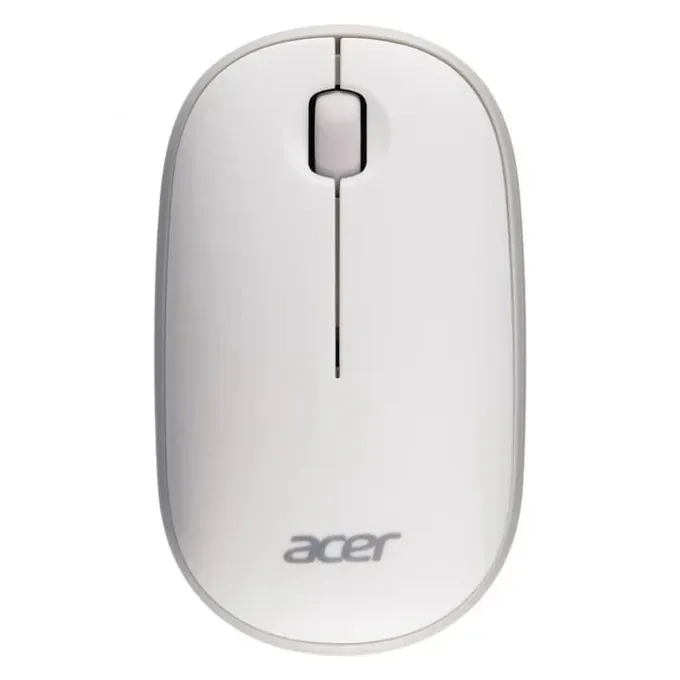 Mouse Wireless ACER Bubble AMR100, Silentios, Optic, White - Imagine 1