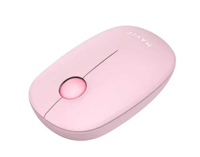 Mouse wireless HAVIT MS57GT-PK, 1600 dpi, Optic, Pink - Imagine 4