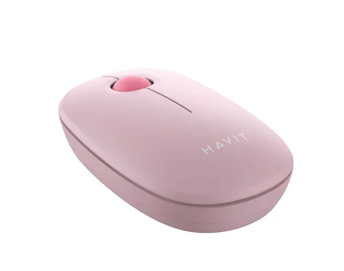 Mouse wireless HAVIT MS57GT-PK, 1600 dpi, Optic, Pink - Imagine 5