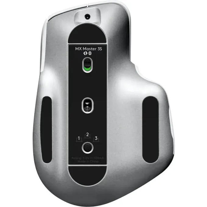 Mouse Wireless Logitech MX Master 3S, 8000 DPI, Bluetooth, Pale Grey - Imagine 2