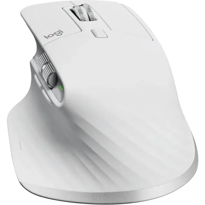 Mouse Wireless Logitech MX Master 3S, 8000 DPI, Bluetooth, Pale Grey - Imagine 3