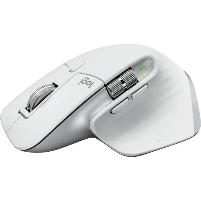 Mouse Wireless Logitech MX Master 3S, 8000 DPI, Bluetooth, Pale Grey - Imagine 5