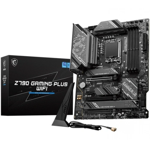 Placa de baza MSI Z790 GAMING PLUS WIFI, Intel Z790, Socket 1700, ATX - Imagine 1