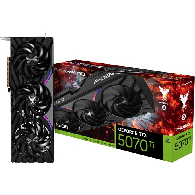 Placa video GAINWARD nVidia GeForce RTX 5070 Ti Phoenix-S, 16 GB GDDR7, 256 bit - Imagine 8
