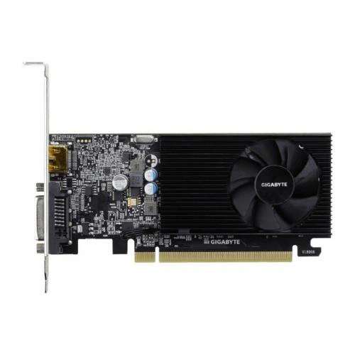 Placa video GIGABYTE nVidia GeForce GT 1030 Low Profile D4 EV4B03, 2 GB GDDR4, 64-bit - Imagine 1