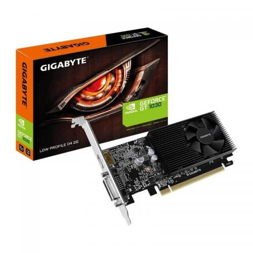 Placa video GIGABYTE nVidia GeForce GT 1030 Low Profile D4 EV4B03, 2 GB GDDR4, 64-bit - Imagine 4