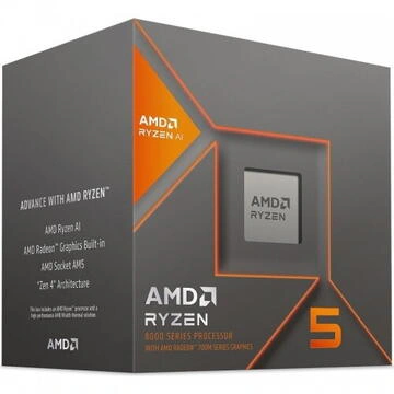 AMD Procesor AMD Ryzen 5 8500G, 6-Core, 3.5GHz, AM5, Box - IT-Fashion.ro