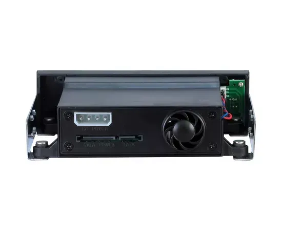 Rack HDD intern INTER-TECH X-3534 pentru bay 5.25” – compatibil 2.5”/3.5” SATA, Hot Swap, Anti-vibrații - Imagine 4