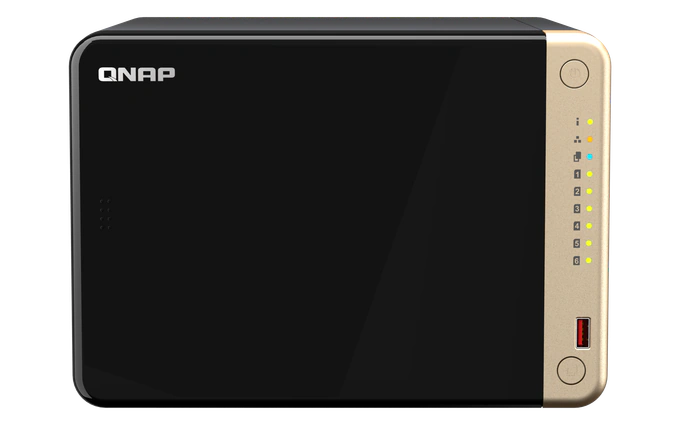 QNAP NAS QNAP TS-664-8G, 6-Bay, Intel® Celeron® N5105, 8 GB SODIMM DDR4, 2 x USB 3.2, 2 x USB 2.0 - IT-Fashion.ro