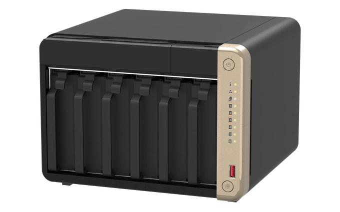 NAS QNAP TS-664-8G, 6-Bay, Intel® Celeron® N5105, 8 GB SODIMM DDR4, 2 x USB 3.2, 2 x USB 2.0 - Imagine 4