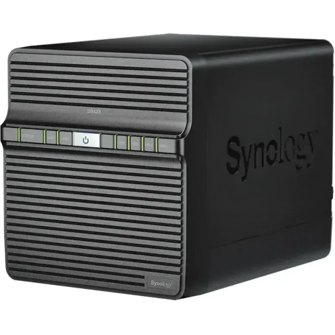 NAS SYNOLOGY DiskStation DS423, Realtek RTD1619B Quad-Core, 2GB RAM, 4 Unitati de stocare suportate, Black - Imagine 1